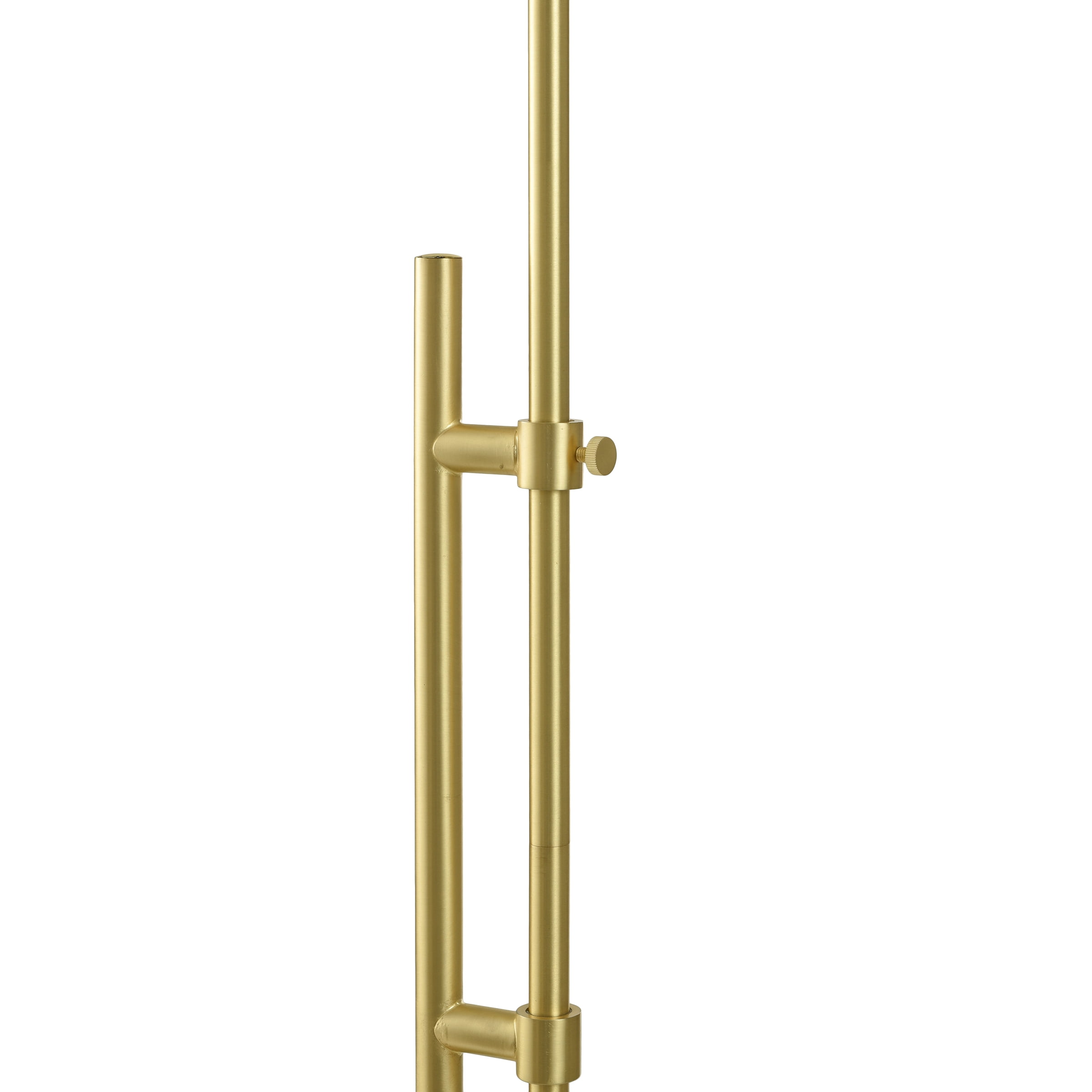 Better Homes and Gardens 1-Light Modern Adjustable Brass Floor Lamp Gold
