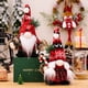 thumbnail image 4 of Muñecos de peluche de gnomos navideños, muñecos sin rostro de traje de punto rojo, muñecos de elfo nórdico de Navidad, adornos para el hogar, decoraciones navideñas, regalo de fiesta, 4 of 5