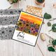 thumbnail image 4 of Sello de goma con fondo floral, 18 x 21 cm, flores, EVA, relieve, sellos de goma, 4 of 7