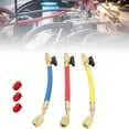 thumbnail image 4 of APPLAYERR HVAC Charging Hose, Ball Valve Kit, 3pcs, 1/4” SAE, R134A R410A, Refrigerant Loss Minimization Tool, 4 of 9