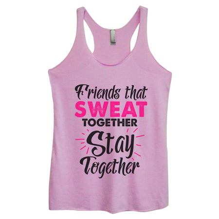 Women’s Triblend Tank Top “Friends That Sweat Together Stay Together