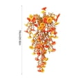 thumbnail image 3 of Artificial Hanging Fall Flowers Fall Decorations, UV Resistant Realistic Fake Trailing for Outdoors Faux Hanging Plants Flower for Outside Home Indoor Planter Porch Patio, 3 of 6