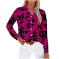 thumbnail image 4 of Karight Womens Button Down Shirt Long Sleeve Blouse, 4 of 5