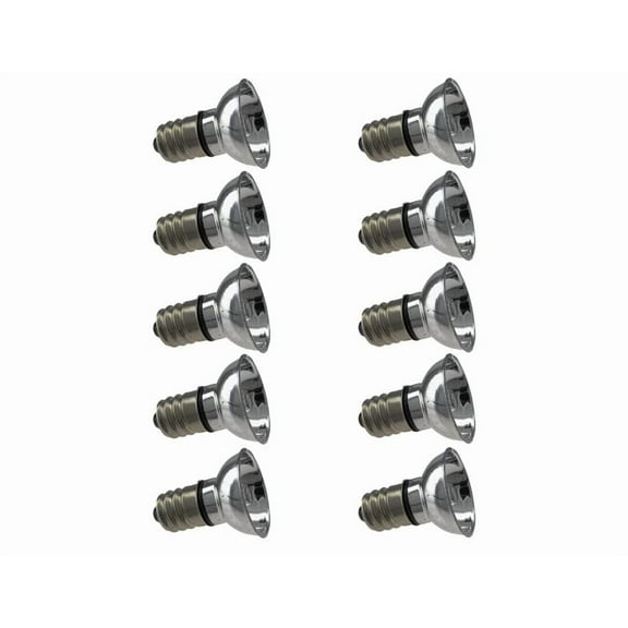 Industrial Performance Special Reflector 48RC, 2.4 Watt, 48 Volt, E12 Candelabra Base, T2 Light Bulb (10 Pack)