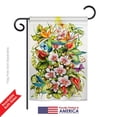 thumbnail image 2 of Breeze Decor - Orchid Splendor with Birds Garden Friends - Everyday Birds Impressions Decorative Vertical Garden Flag 13" x 18.5" Printed In USA, 2 of 4