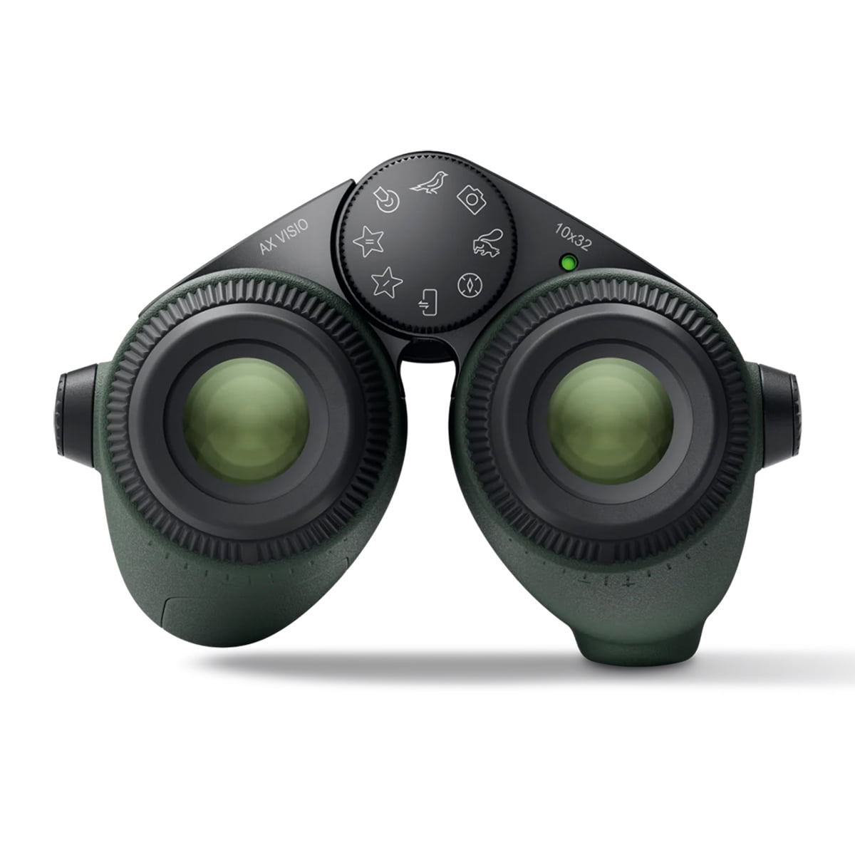 Swarovski Optik 10x32 AX Visio Waterproof Roof Prism Smart Binoculars, 6.4 Degree Field of View, Green