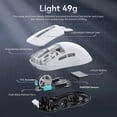 thumbnail image 5 of X3 Wireless Mouse 6 Adjustable Dpi Tri-Mode Connection Lightweight Gaming Mouse Black, 5 of 5