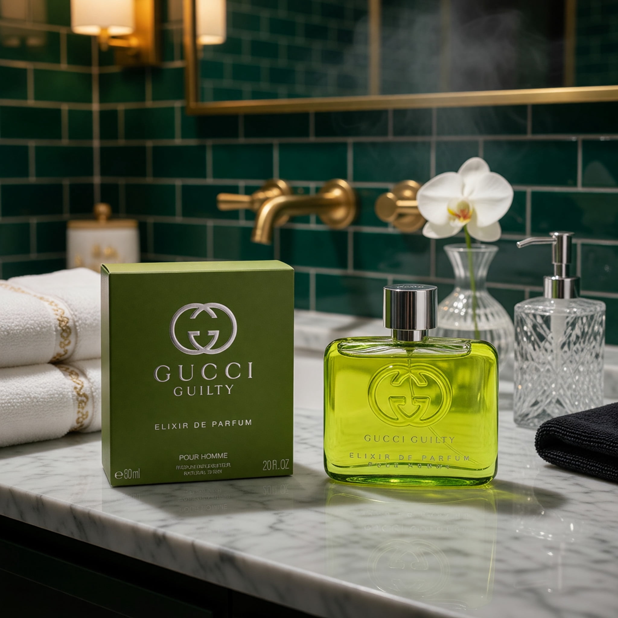Gucci Guilty Elixir de Parfum Pour Homme, 2.0 fl. oz. 60ml, Woody