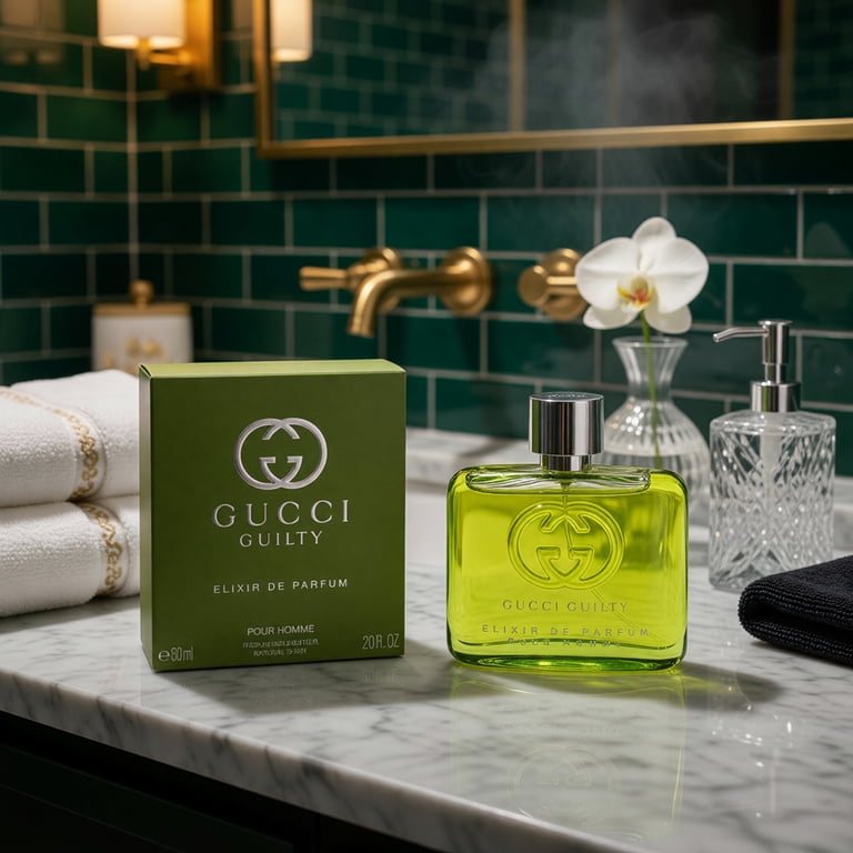 Gucci Guilty Elixir de Parfum Pour Homme, 2.0 fl. oz. 60ml, Woody