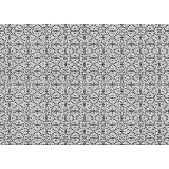 Ahgly Company Indoor Rectangle Patterned Platinum Gray Area Rugs, 2' x 4'