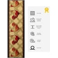 thumbnail image 4 of Custom Size Anti-Slip Low Pile Rooster Beige Animal Design for Indoor Mat Rug Hallway Entryway Stairway Bedroom Kitchen ( Rooster Beige, 2'2" x 3' ), 4 of 5