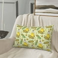 thumbnail image 5 of Sikiie Corn And Corn Oil Print Plush Pillow Cover, Wrinkle-proof and Stain-resistant Pillow Protector without Pillow Core, Home Decoration-20"x30", 5 of 6