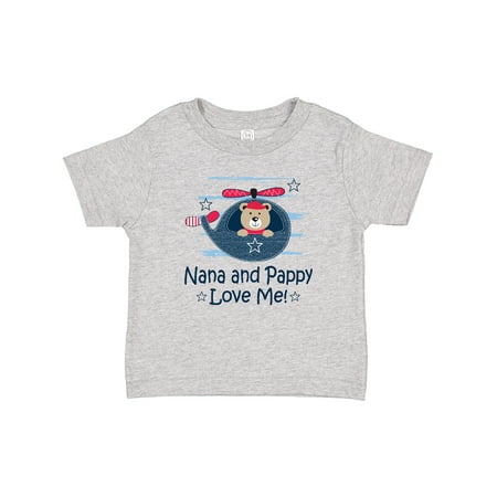 

Inktastic Nana and Pappy Love Me Grandson Bear Gift Baby Boy T-Shirt