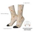 thumbnail image 4 of Disketp Tortilla Unisex Crew Socks Lightweight Breathable Ventilation Ankle Socks, Mid-calf socks for Daily, 4 of 6