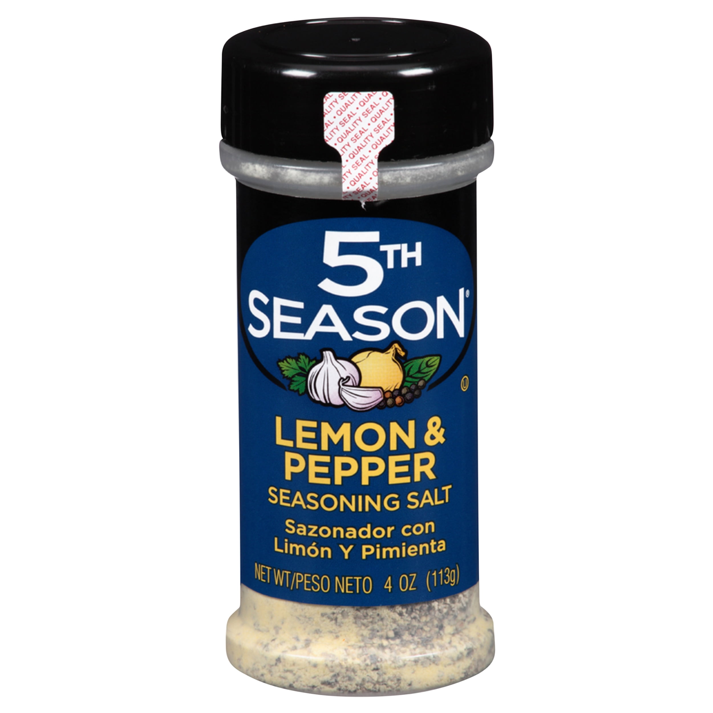 5th Season Lemon & Pepper Seasoned Salt 4.0 oz Granules