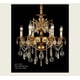 thumbnail image 2 of Candil Dorado 6 Luces Iluminación Luz Vic Innovador, 2 of 2