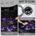 thumbnail image 5 of HUISEFOR Purple Butterflies Car Trunk Mat for Women Fashion Anti-Scratch All Weather Trunk Protection Cargo Liner Removable Automotive Accessories for Most Cars SUV, 5 of 7