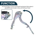 thumbnail image 4 of Bisagras de capó para Hyundai Sonata 2015-2019 Soporte del capó No.79120C1000/79110C1000 1 par, 4 of 7