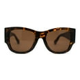 thumbnail image 2 of Womens Oversize Super Thick Arm Horn Butterfly Sunglasses Tortoise Brown, 2 of 4