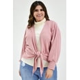thumbnail image 1 of Cárdigan con nudo Roman Fashion /Tallas Extras, 1847 (Rosa) rosa 42 Roman Fashion JA-GR-1847-ROSA, 1 of 6