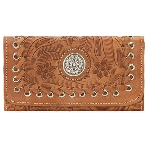 American West Harvest Moon Ladies' Tri-Fold Wallet