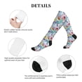 thumbnail image 5 of Lsque Cactus1 Pattern Sport Compression Socks for Men & Women 15-20 mmHg Knee High Nurse Pregnant Running Medical and Travel Athletic, 5 of 6