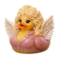 thumbnail image 2 of Dolly Glam Country Star Resin , Collectible Bath with Big Blonde Wig & Red Dress, Novelty Desktop Ornament, Fun Gift for Dolly Fans, 2 of 8
