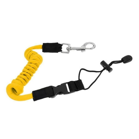 2-Piece Kayak Paddle Elastic Straps Elastic Kayak Paddle Leash Accessories  (yellow)