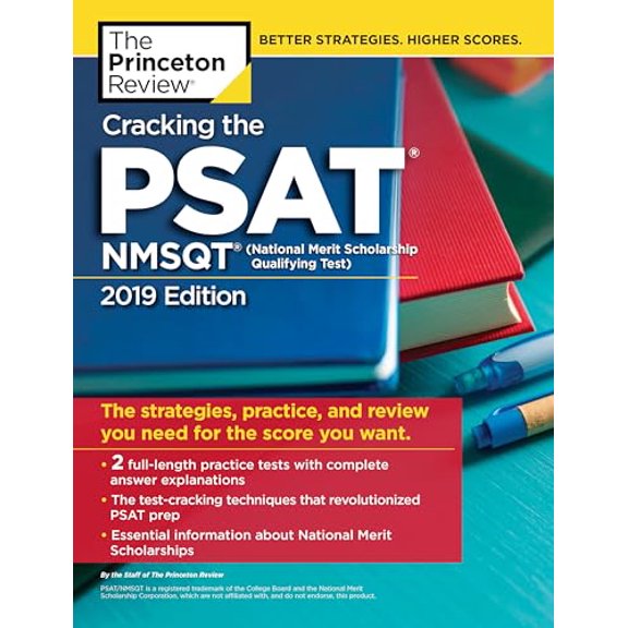 Pre-Owned Cracking the PSAT/NMSQT with 2 Practice Tests, 2019 Edition: The Strategies, Practice, and Review You Need for the Score You Want (College Test Preparation), 9780525567875, 0525567879, Paperback,