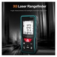 thumbnail image 3 of Distance Meter X6 Rangefinder Finder Handheld Measure Accurate Angle Calculate For Construction ,High Accuracy, 3 of 7