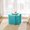 Light Blue, variant on FFZ Modular Puzzle Side Table with Convex Edge, MGO Build, 15.75x15.75x17.75 inch, Light Green