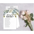thumbnail image 4 of Inkdotpot 50-PackFloralHow Well Do You Know The Bride Bridal Shower Bachelorette PartyGameWho Know The Bride Best ActivityCards, 4 of 7