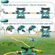 thumbnail image 3 of Aspersores de agua para césped de jardín para gran cobertura, aspersores automáticos duraderos y portátiles para niños, serie conectada para riego 24X, 3 of 5