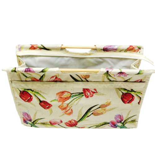 PAVILIA Large Yarn Bag Organizer with Travel Container, Ideal - Main Image