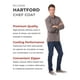 thumbnail image 2 of Chaqueta de Chef Chef Works Hartford Gris Grafito Talla S, 2 of 5