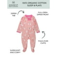 thumbnail image 3 of Honest Baby Clothing Organic Cotton Easter Baby Boy/Girl Sleep N Play, Sizes Newborn-9 Months, 3 of 7
