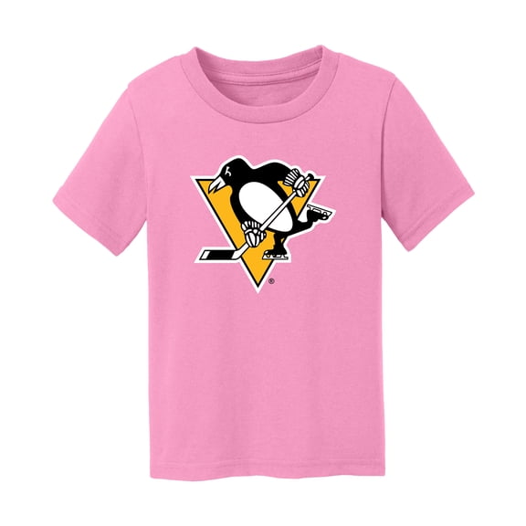 Toddler Chad & Jake Light Pink Pittsburgh Penguins Primary Logo T-Shirt