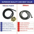 thumbnail image 6 of Whole Parts Range Oven Door Gasket with 12 Clips, Part# 316239700 - Replacement & Compatible with Some Crosley, Frigidaire, Gibson, Tappan, Frigidaire, White Westinghouse and Kenmore Ranges or Ovens, 6 of 6
