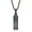 Black, variant on Decorative Cremation Urn Necklace Jewelry Bottle Memorial Necklace Diffuser Clavicle Chain for Women