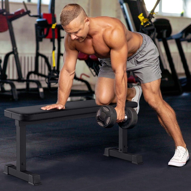 Finer Form Gym Quality Foldable Flat Bench For Multi-Purpose Weight Training And Ab Exercises Free Pdf Workout Chart Included P 49481730