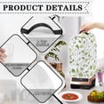 thumbnail image 4 of Yuyamidu Green Leaves Blender Cover for Kitchen Counter Food Processor Covers with Handle Universal Juicer Coffee Maker Machine Cover Kitchen Appliance Dust Cover Decor, 4 of 6