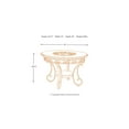 Signature Design by Ashley Glambrey Old World 45" Round Glass Top