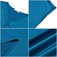 thumbnail image 6 of UVN Women Tops Summer Cap Short Sleeve Blouses Ladies V Neck Silk Satin Business Casual Shirts, 6 of 9