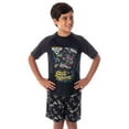 thumbnail image 7 of Monster Jam Boys' Skull Throttle Monster Truck Shirt And Shorts Pajama Set, 7 of 7