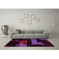 thumbnail image 3 of Ahgly Company Indoor Rectangle Oriental Pink Modern Area Rugs, 8' x 10', 3 of 4
