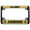 Black, variant on [Officially Licensed Product] - Motorcycle Metal License Plate Frame with U.S. Army Airborne Design (Gold & Black Text) - Black