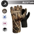thumbnail image 2 of Glacier Outdoor Aleutian Realtree MAX-7 Unisex Adult Waterproof 2MM Fleece Lined Hunting Gloves, M, 2 of 6