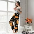 thumbnail image 5 of Cauagu Bee and Honey Pajama Pants for Women Loose Fit Wide Leg Trouser Pants Casual Elastic Waist Drawstring Lounge Pants, 5 of 6