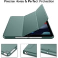 thumbnail image 5 of JETech Case for iPad 9.7-Inch (6th/5th Generation, 2018/2017), Protective Hard Back Shell Soft-Touch Tablet Stand Cover, Auto Wake/Sleep (Misty Blue), 5 of 7