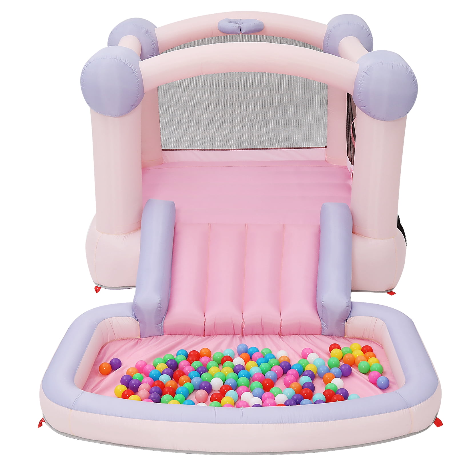 Funcid Inflatable Bounce House for Kids 3-6, with Blower, Indoor & Outdoor Backyard, Great Gift for Kids Birthday Party
